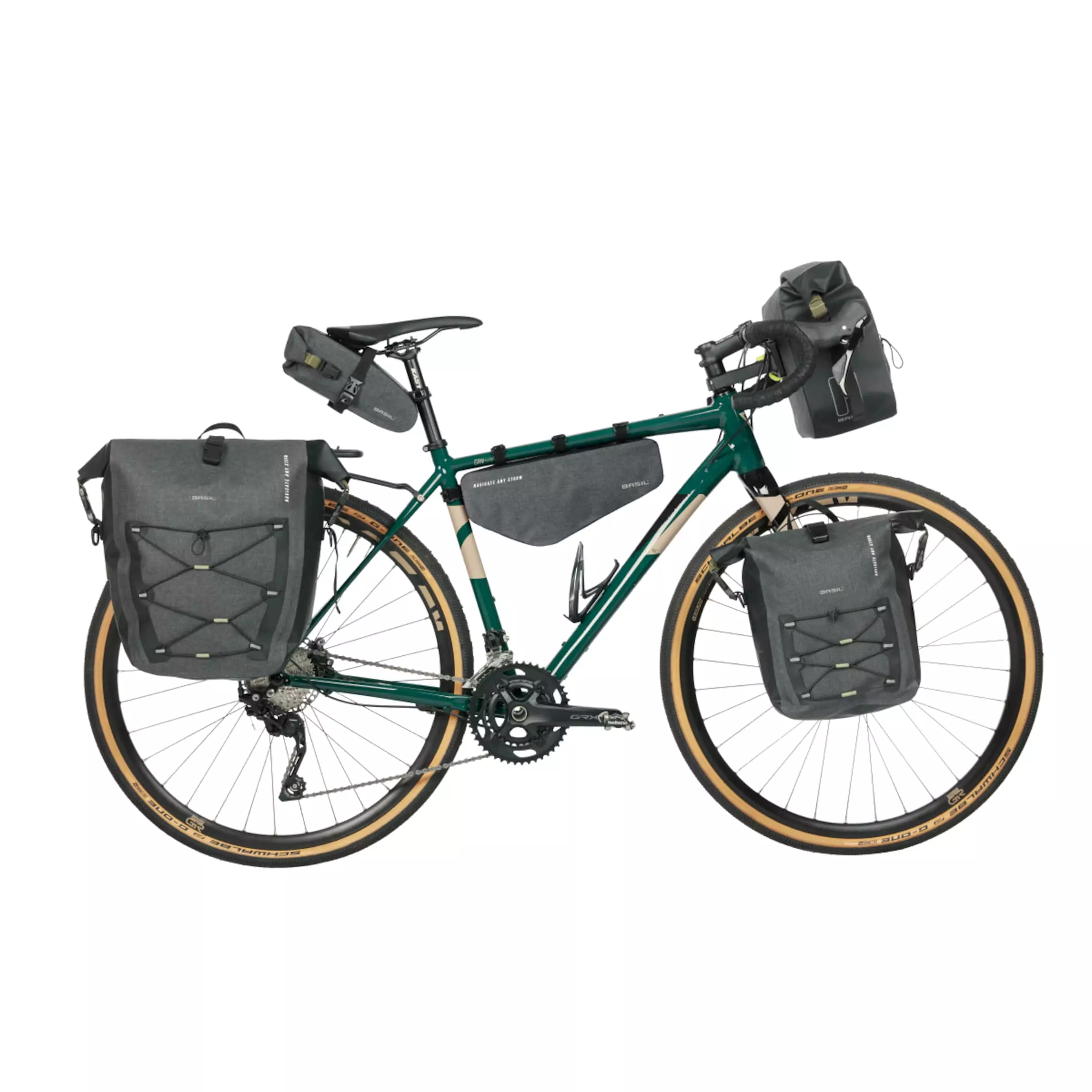 BASIL NAVIGATOR STORM FRAMEBAG Bike Bag 8 BASIL NAVIGATOR STORM FRAMEBAG Bike Bag - Image 6