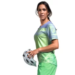 Schöffel Shirt Runcatrail L Women's Short-Sleeve MTB Bike Shirt -Sähköpyörät myymälä 53C73C15D051C3B59C970A66A696B8F5