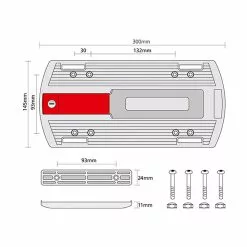 KLICKfix GTA ADAPTER Luggage Rack Adapter Plate -Sähköpyörät myymälä 5A367C245C9996B456839F4DBE67F23A