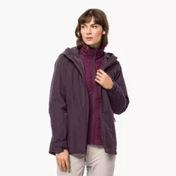 Jack Wolfskin GLAABACH 3IN1 JKT W Women’s Waterproof Jacket -Sähköpyörät myymälä 7C17FA1F267545EDBA12D738A2A75F7A