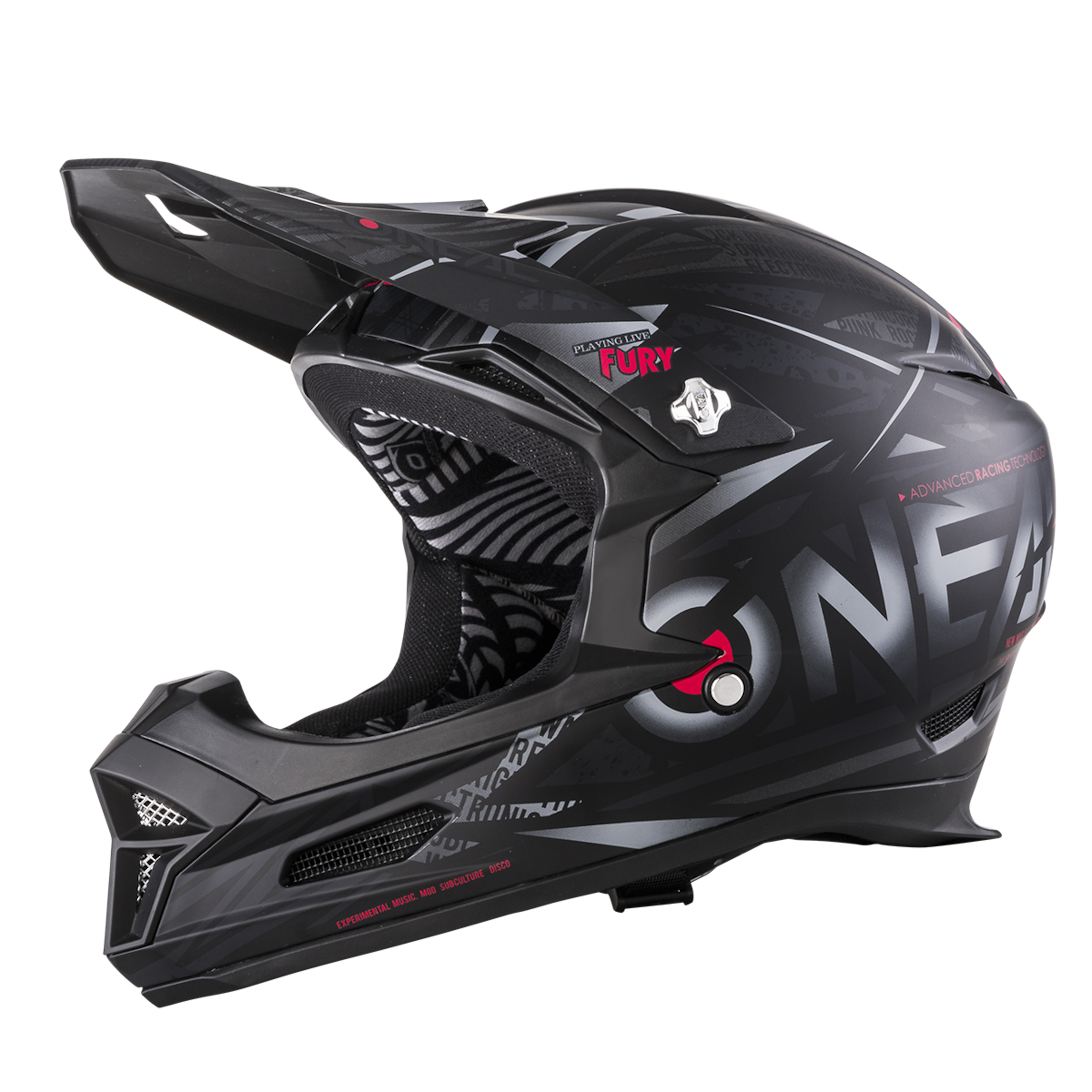 O'NEAL FURY RL II Helmet With Go Pro Mount 3 O'NEAL FURY RL II Helmet With Go Pro Mount