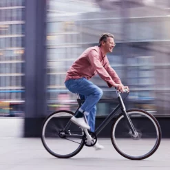 Schindelhauer Arthur Yksivaihteinen Sähköpyörä – Garnet Red -Sähköpyörät myymälä arthur kevyt sahkopyora